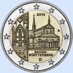 Pièce commémorative de 2€ de l'Allemagne en 2013